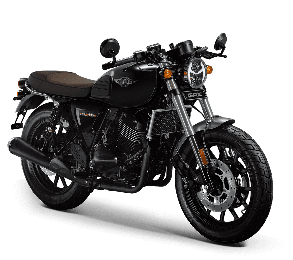 GPX LEGEND 250cc TWIN (สตาร์ทมือ ดิสก์หน้า-หลัง Up Side Down) LGM01A